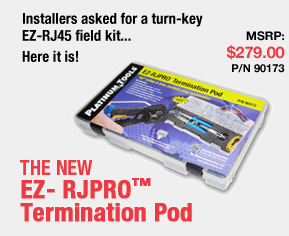 New EZ-RJPRO Termination Pod