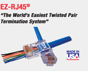 EZ_RJ45, The World Easiest Twisted Pair Termination System