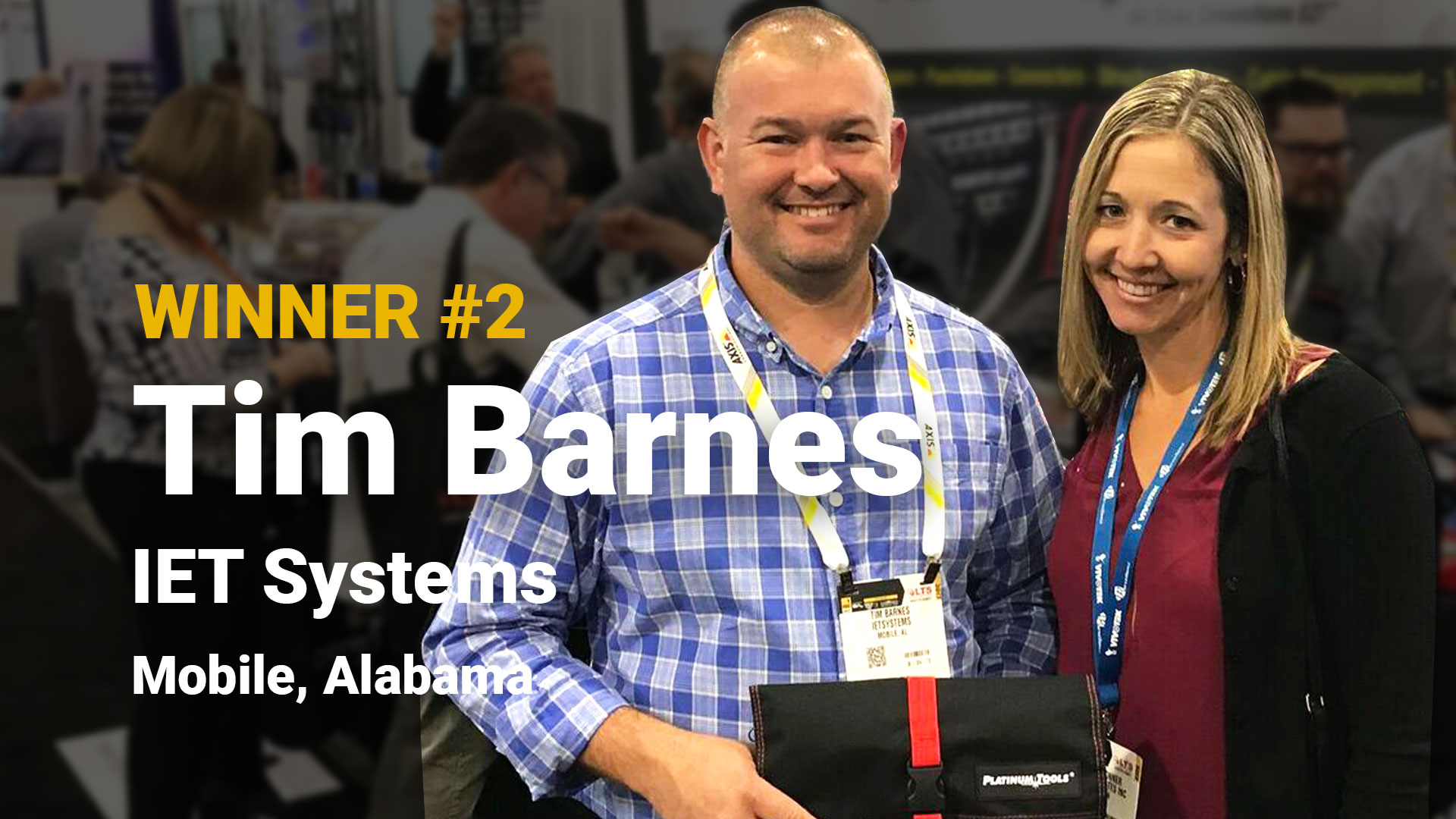Winner #2 Tim Barnes IET Systems
