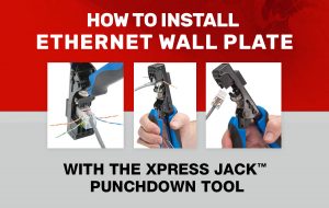 How to install ethernet wall plate