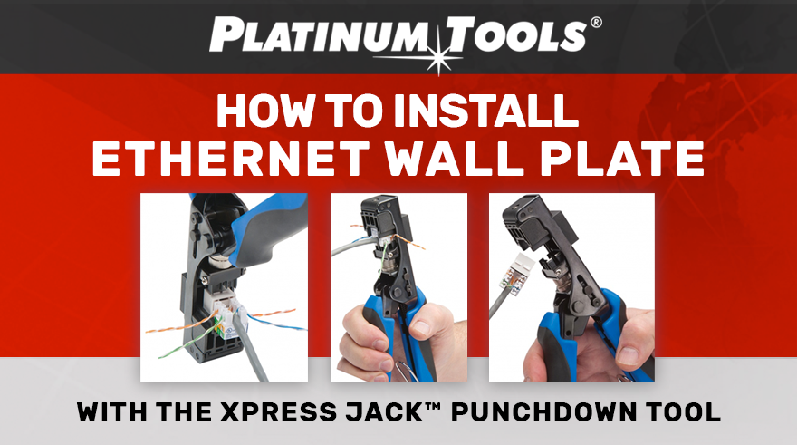 How to install ethernet wall plate
