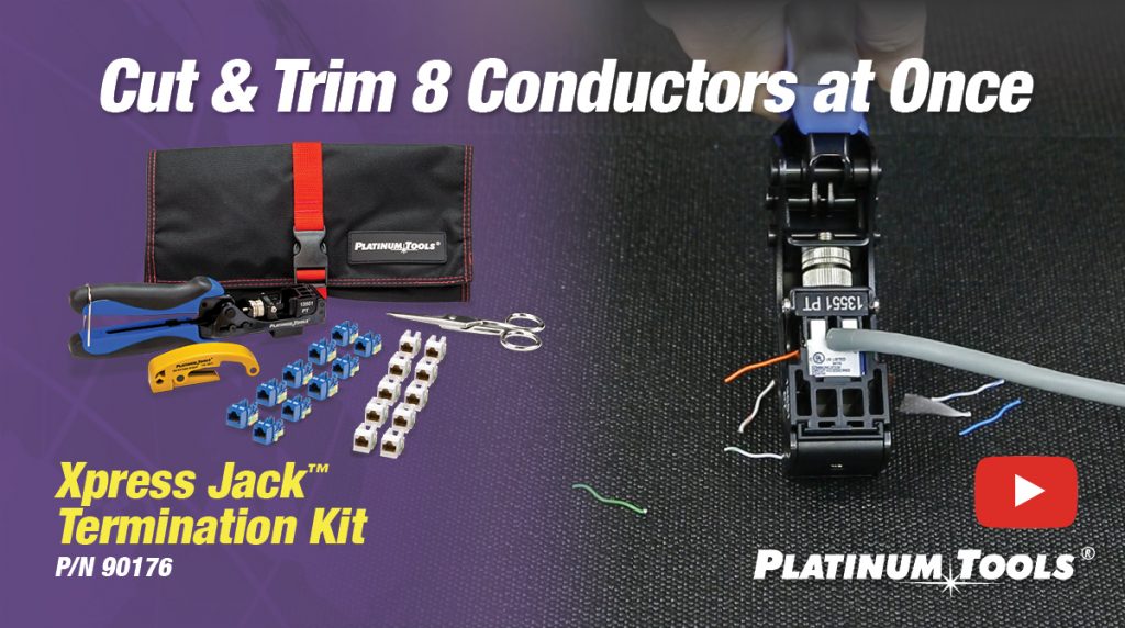 Xpress Jack Punchdown Termination Kit Platinum Tools®