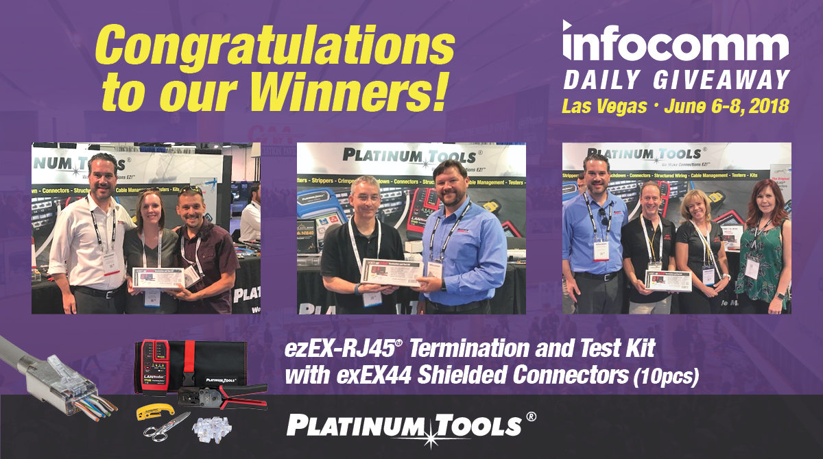 Infocomm 2018 Winners