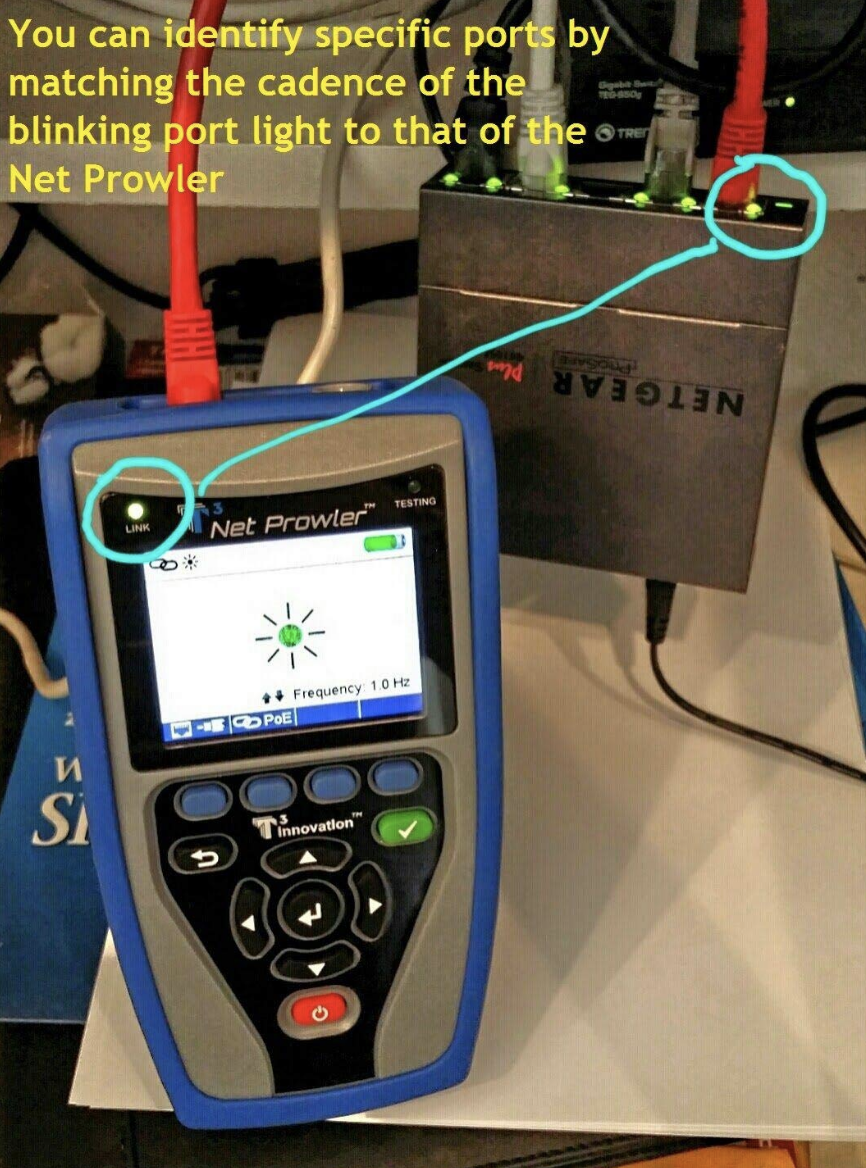 Identify Ports with Blinking Port Light