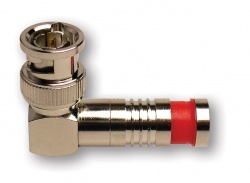 BNC-Type Right Angle Nickel SealSmart Coaxial Compression Connectors