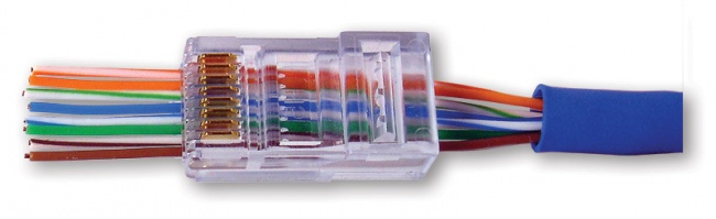Platinum Tools 100003B EZ-RJ45 Cat 5/5e Connectors box of 100 pieces 