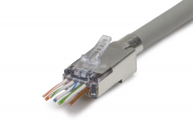 Platinum Connector RJ45 Connector end Pass Through Ethernet Modular Plug/Clip 50pcs for CAT6a CAT6 Cables for Large 23AWG Twisted Pairs Platinum Connector RJ45 Connector end Pass Through Ethernet Modular Plug/Clip 50pcs for CAT6a CAT6 Cables for Large 23AWG Twisted Pairs