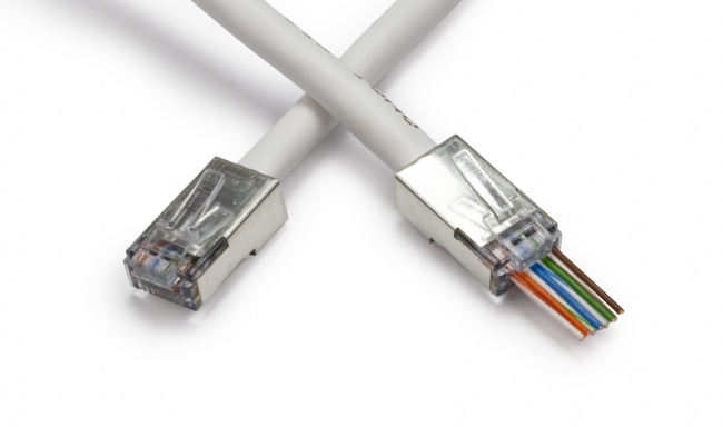 200pc EZ RJ45 Network Cable Modular 8P8C Connector End Pass Through cat6 cat5e 